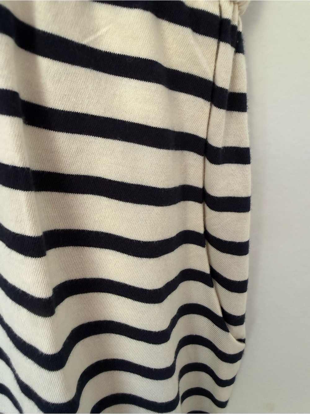 KULE XL NWT Navy White Striped Cotton Dress Nautical Coastal Summer - Picture 6 of 7